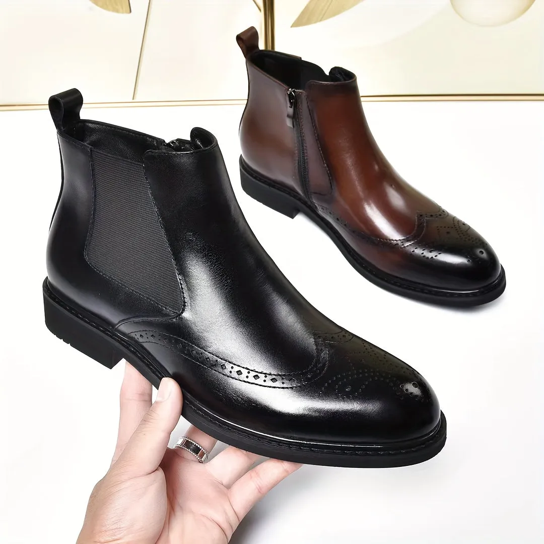 Plus Size Mens WaterResistant Chelsea Boots