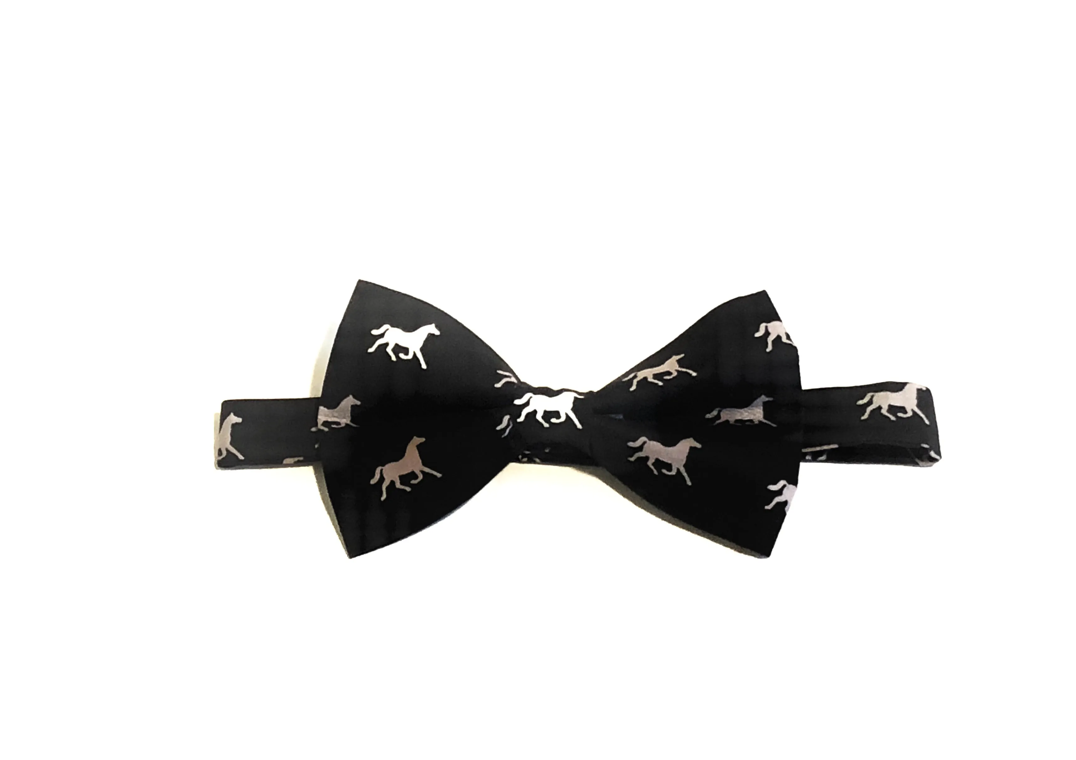 Red Derby Horses Bow Tie