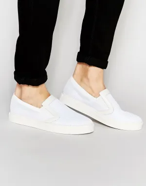 Religion Slip On Mesh Sneakers In White