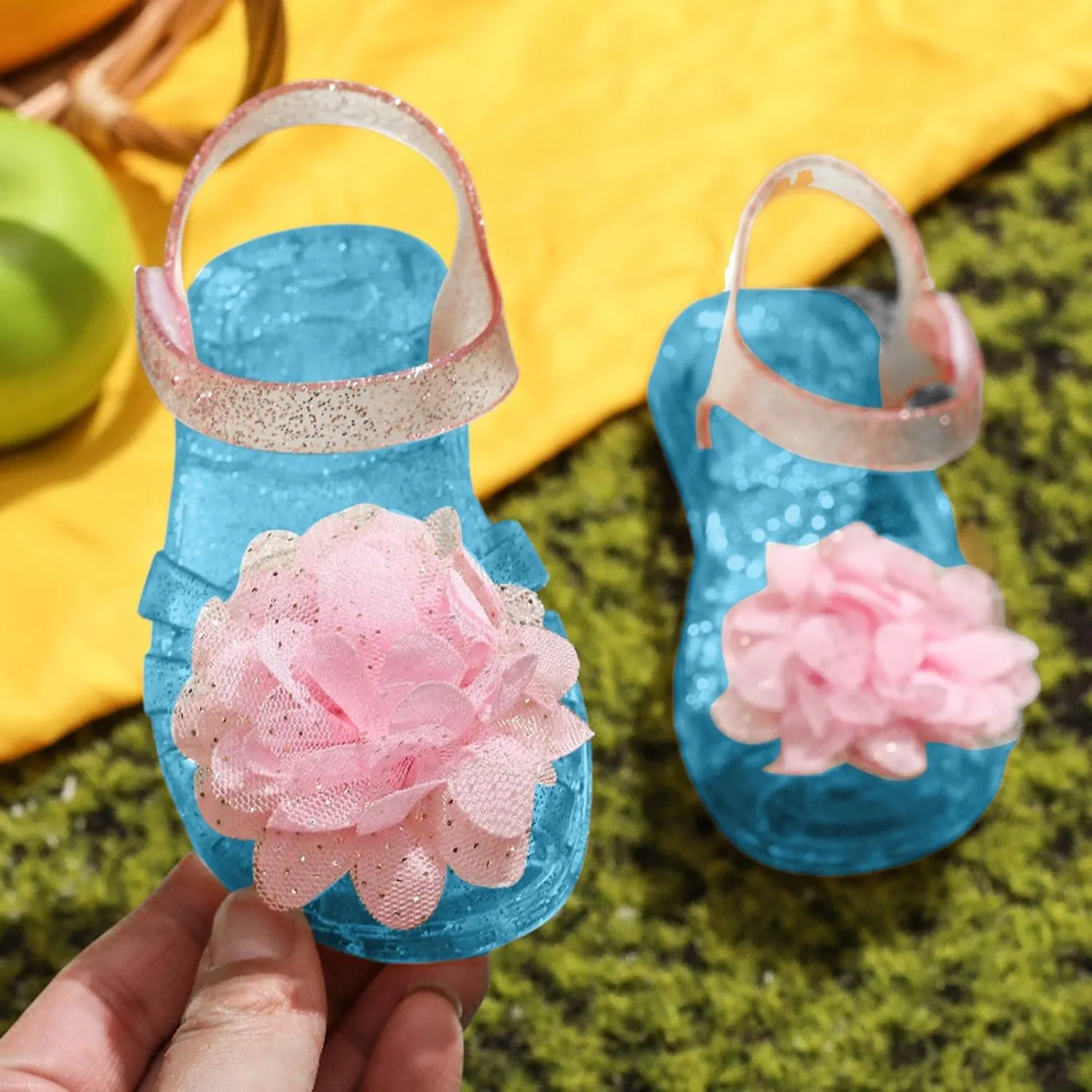 Sandals for Girls Kids Toddler Dress Up Flat Sequins Butterfly Mary Jane Shoes Summer Casual Sandal Girls White Sandals