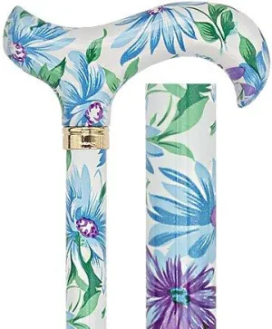 Scratch & Dent Heavenly Gardens Designer Derby Adjustable Cane V1676