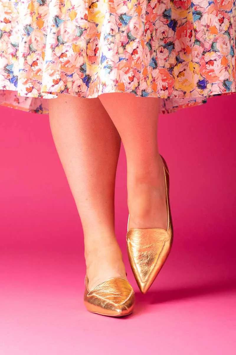 Serena Flat Gold