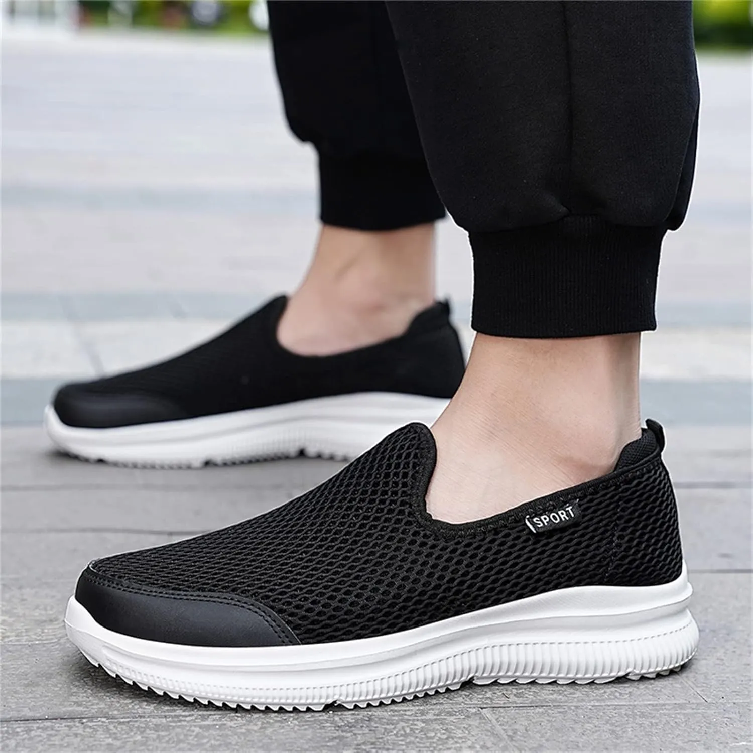 Slip On Shoes for Men - Casual Comfortable Athletic Tennis Walking Sneakers for Men with Memory Foam Mens Shoes