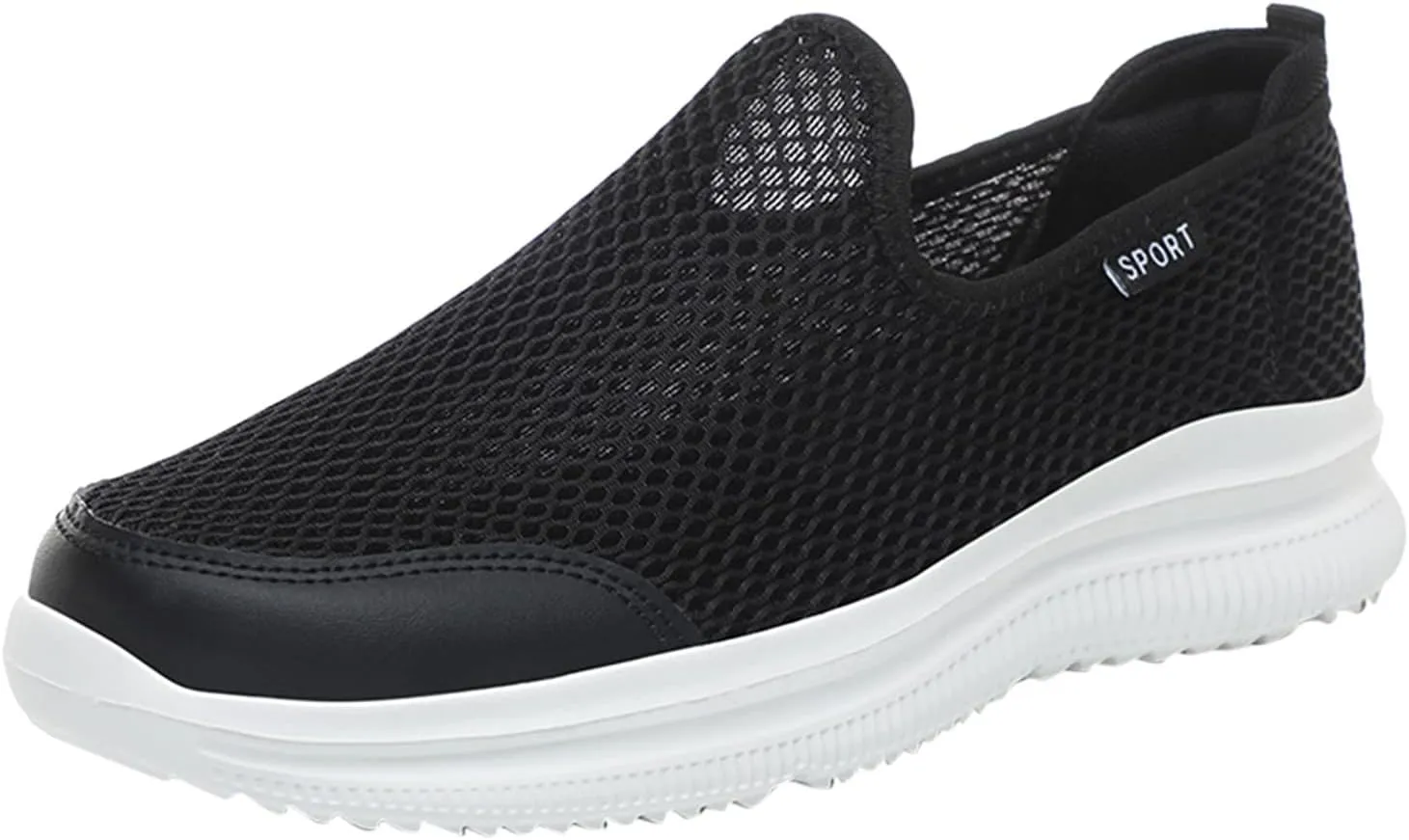 Slip On Shoes for Men - Casual Comfortable Athletic Tennis Walking Sneakers for Men with Memory Foam Mens Shoes