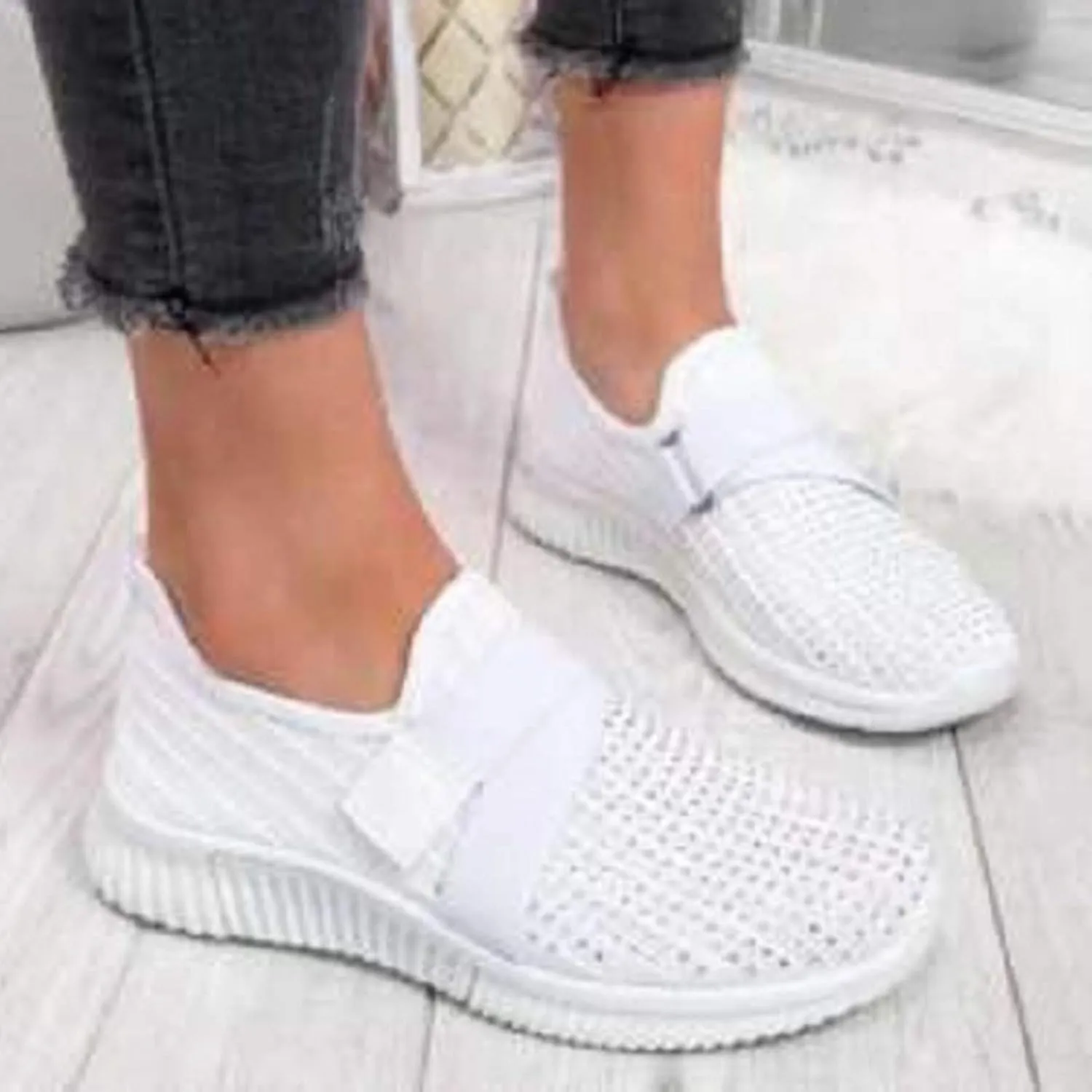 Sneakers for Women 2023 Running Wide Womens Non Slip Work Shoes Food Service Arch Support Casual Dress Shoes for Women Wide Width Womens White Fashion Sneakers High Top Slip On Sneakers Women Black