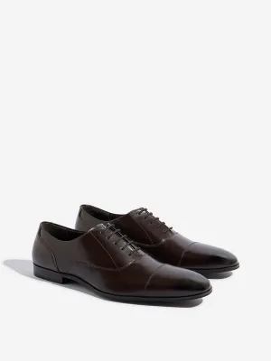SOLEPLAY Brown Leather Oxford Shoes