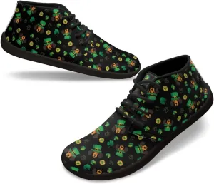 St. Patrick's Day Wide Toe Box Barefoot Shoes for Men Walking Sneaker Stylish Non Slip Zero Drop Sole Running Footwear