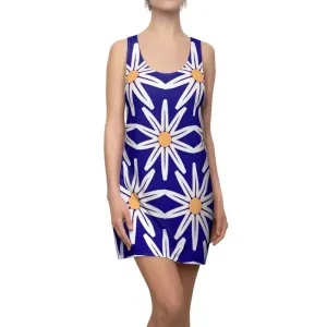 Standout White Flower Racerback Dress