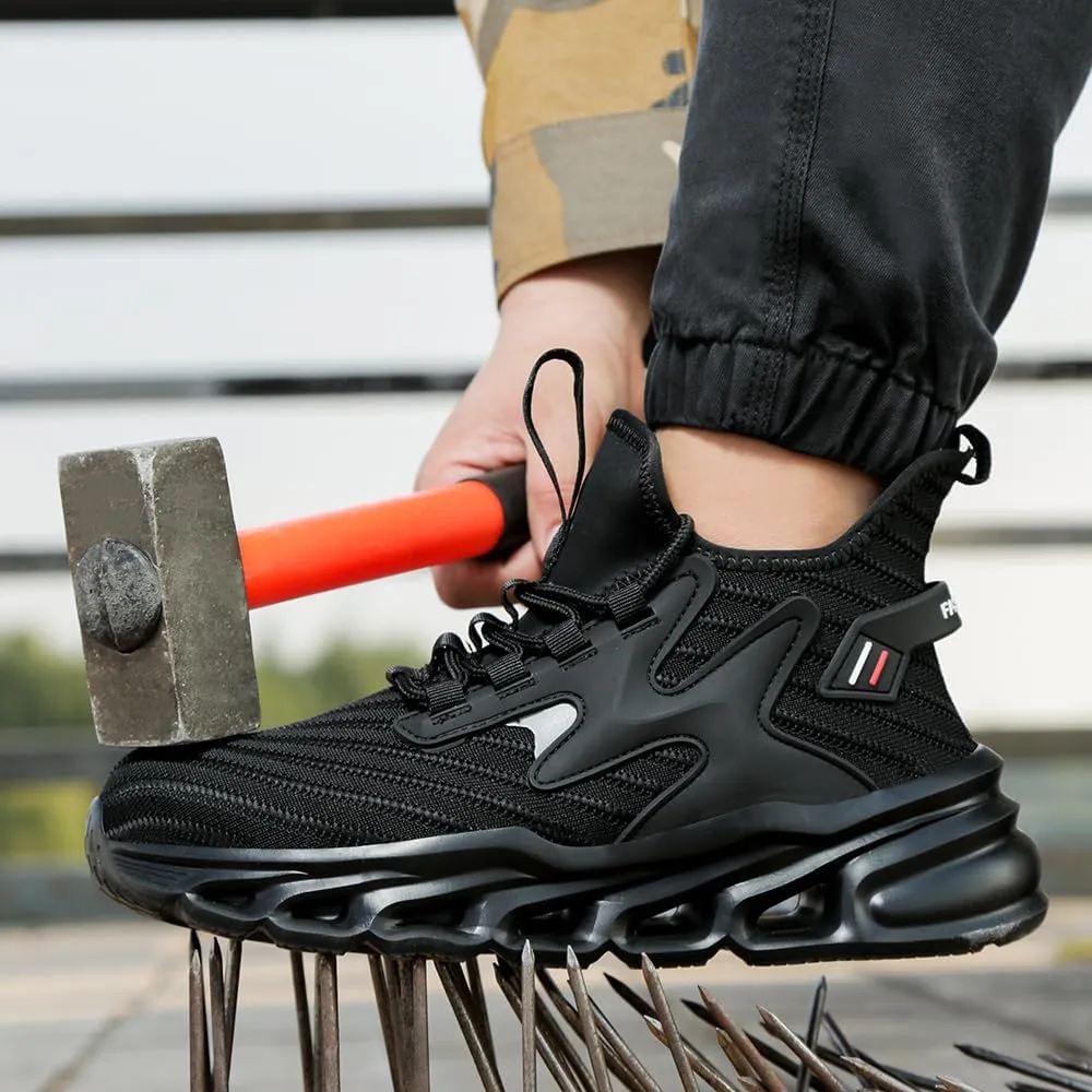 Steel Toe Work Shoes for Men Women Lightweight Comfortable Industrial & Construction Safety Boots