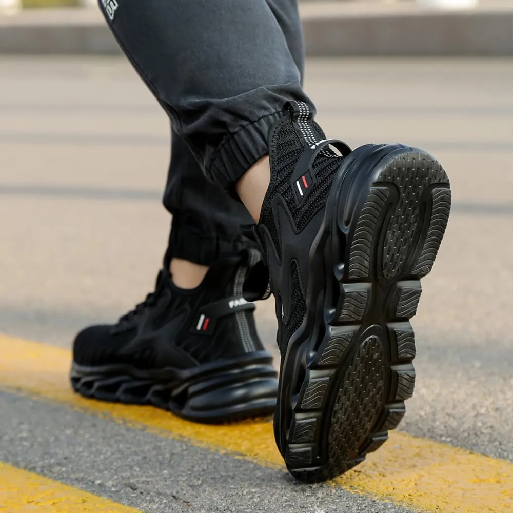 Steel Toe Work Shoes for Men Women Lightweight Comfortable Industrial & Construction Safety Boots