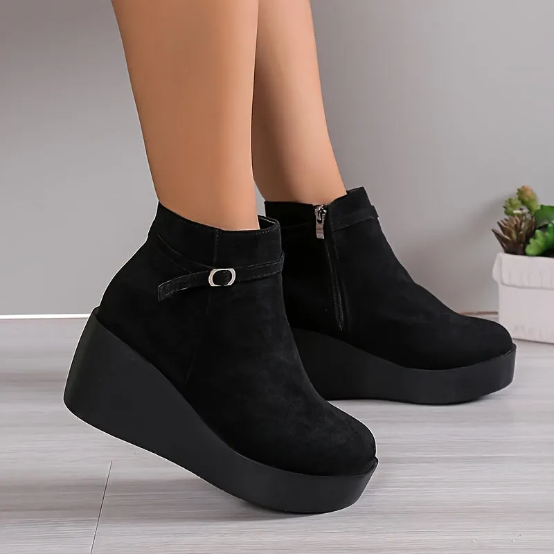 Stylish and comfy zipup ankle boots for women