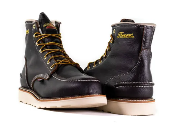 Thorogood 6" Briar Steel Moc Toe Waterproof Lace Up Wedge Work Boots 804-3600