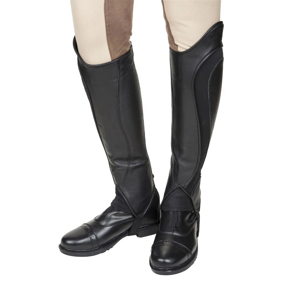 TuffRider Ladies Derby Leather Half Chaps