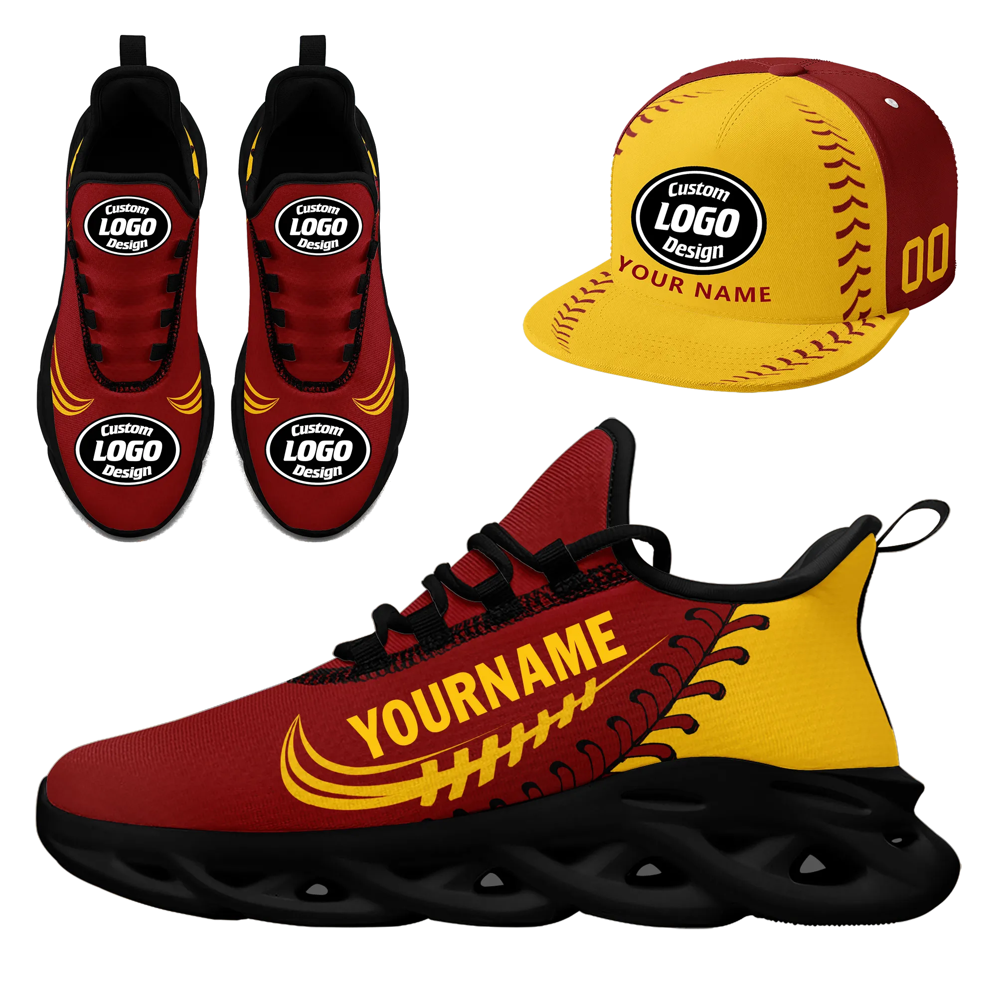 Unique Gift,Custom MaxSoul Shoes and Hat Combo Personalized JH-bd0b00ea-aa