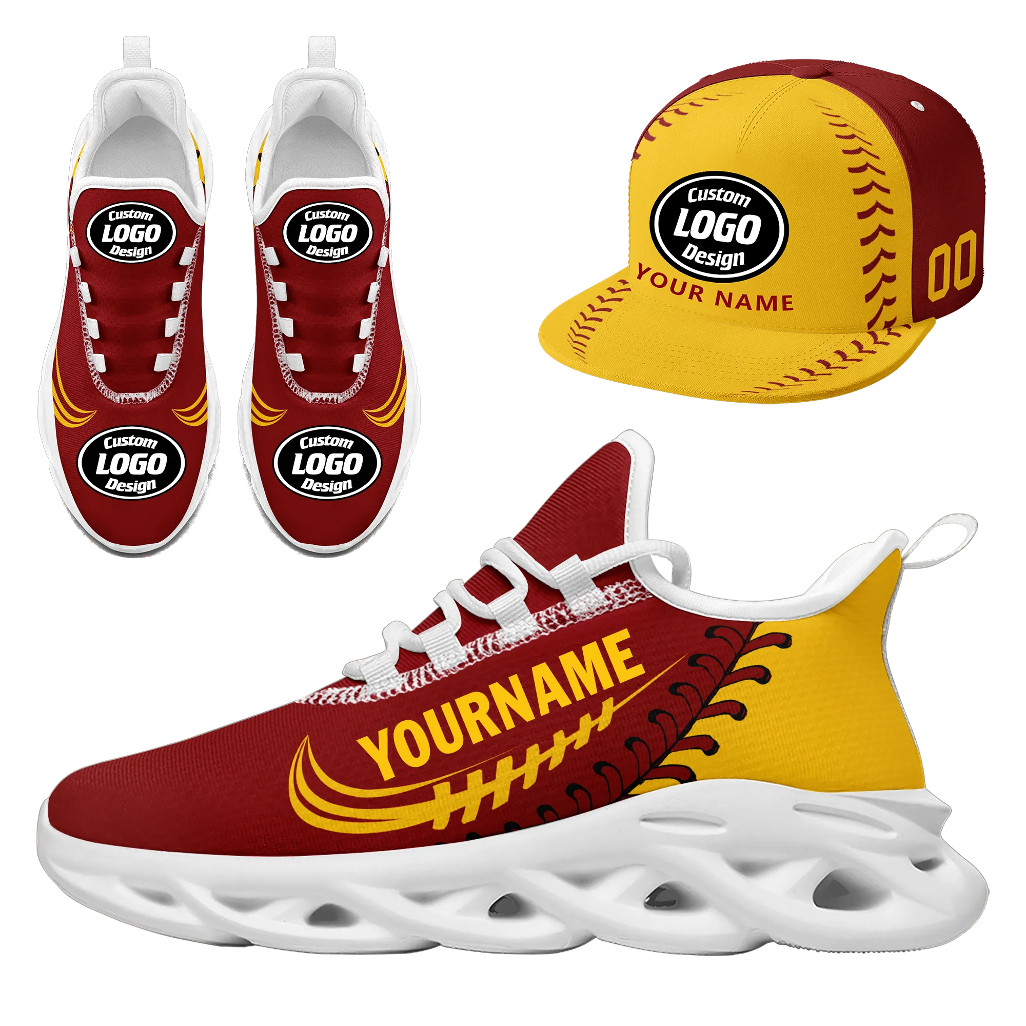 Unique Gift,Custom MaxSoul Shoes and Hat Combo Personalized JH-bd0b00ea-aa