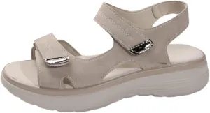 Walking Sandals Women Arch Support Dressy Summer Comfortable Orthopedic Sandals Wide Width Dress Shoes Soft Cushion Foam Wedges Comfy Recovery Hiking Sandal Non Slip Best Walking Shoes