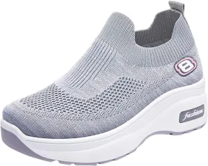 Walking Shoes Women Zapatillas De Tacon para Mujer Elegantes Canvas Shoes for Women Men High Top Lace Up Sneakers Women's Sneakers Size 8 Slip On Women Walking Shoes Sock Sneakers Mesh Slip On Air