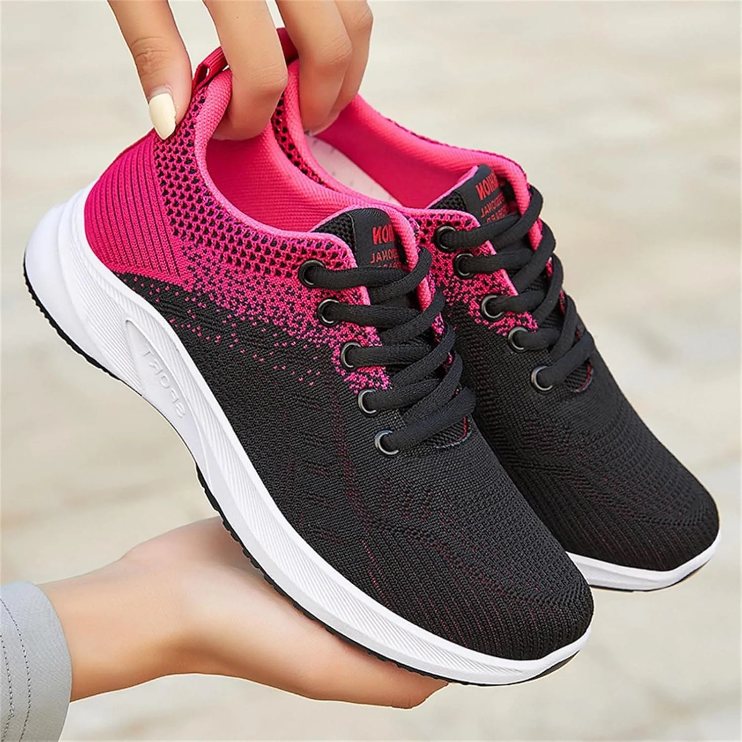 White Sneakers for Women Wide Feet Womens Running Shoes Size 9.5 White Womens Casual Shoes Tennis Shoes Womens Walking Wine Red Women's Hiking Shoes