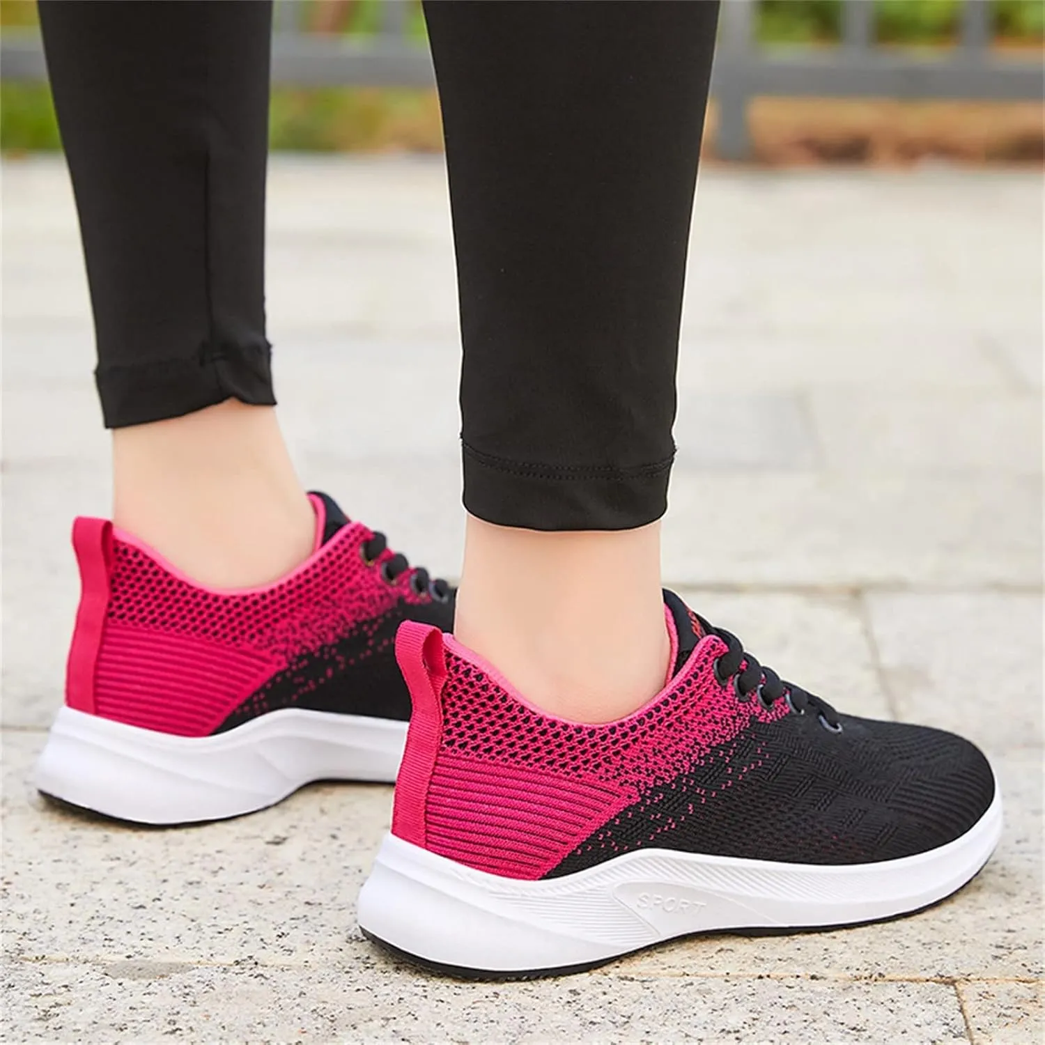 White Sneakers for Women Wide Feet Womens Running Shoes Size 9.5 White Womens Casual Shoes Tennis Shoes Womens Walking Wine Red Women's Hiking Shoes