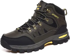 Winter Men's Boots Plush Warm Men's Snow Boots Waterproof Men's Ankle Boots Breathable Handmade Outdoor Men Hiking Boots