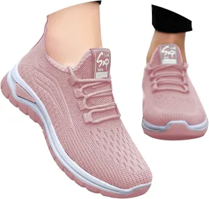 Women's Breathable Mesh Sneakers Slip-on Walking Shoes Orthopedic Support Athletic Running Casual Comfort
