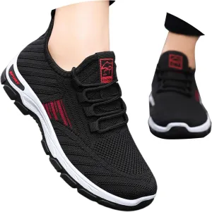 Women's Breathable Slip On Sneakers Comfortable Platform Walking Shoes for Gym Running Outdoor Athletic Everyday