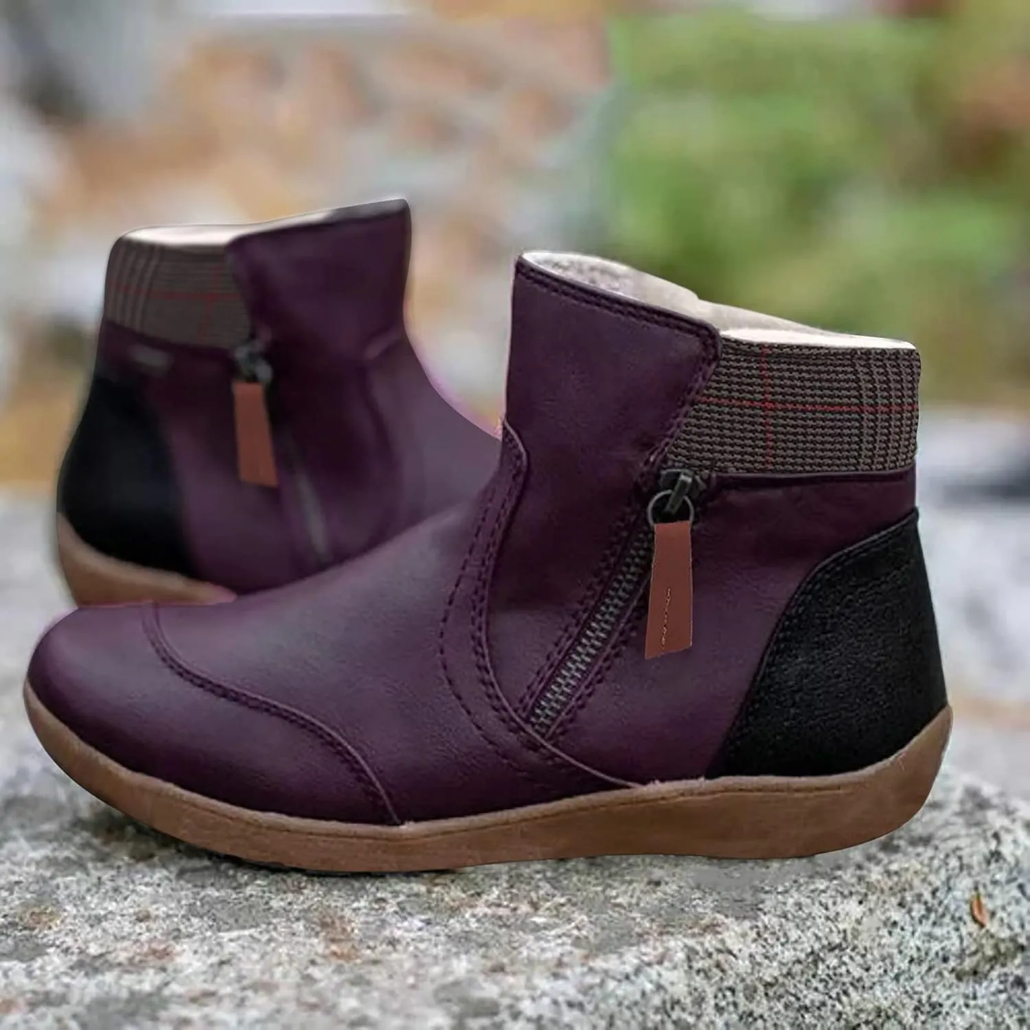 Women's Snow Boots Waterproof Insulated Size 9 Womens Restaurant Non Slip Work Boots for Winter Winter White Booties for Women Waterproof Comfortable Walking Boots Women Boots for Women Winter Hiking