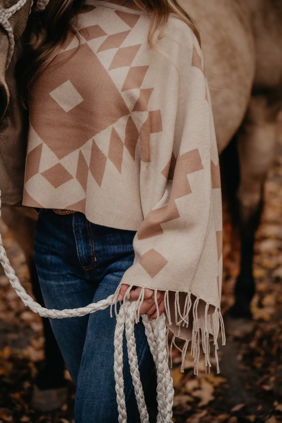 Women's 'Sunset Chic' Poncho Sweater by Ariat (XL ONLY)