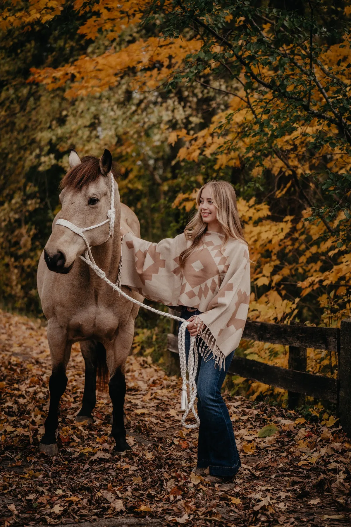 Women's 'Sunset Chic' Poncho Sweater by Ariat (XL ONLY)