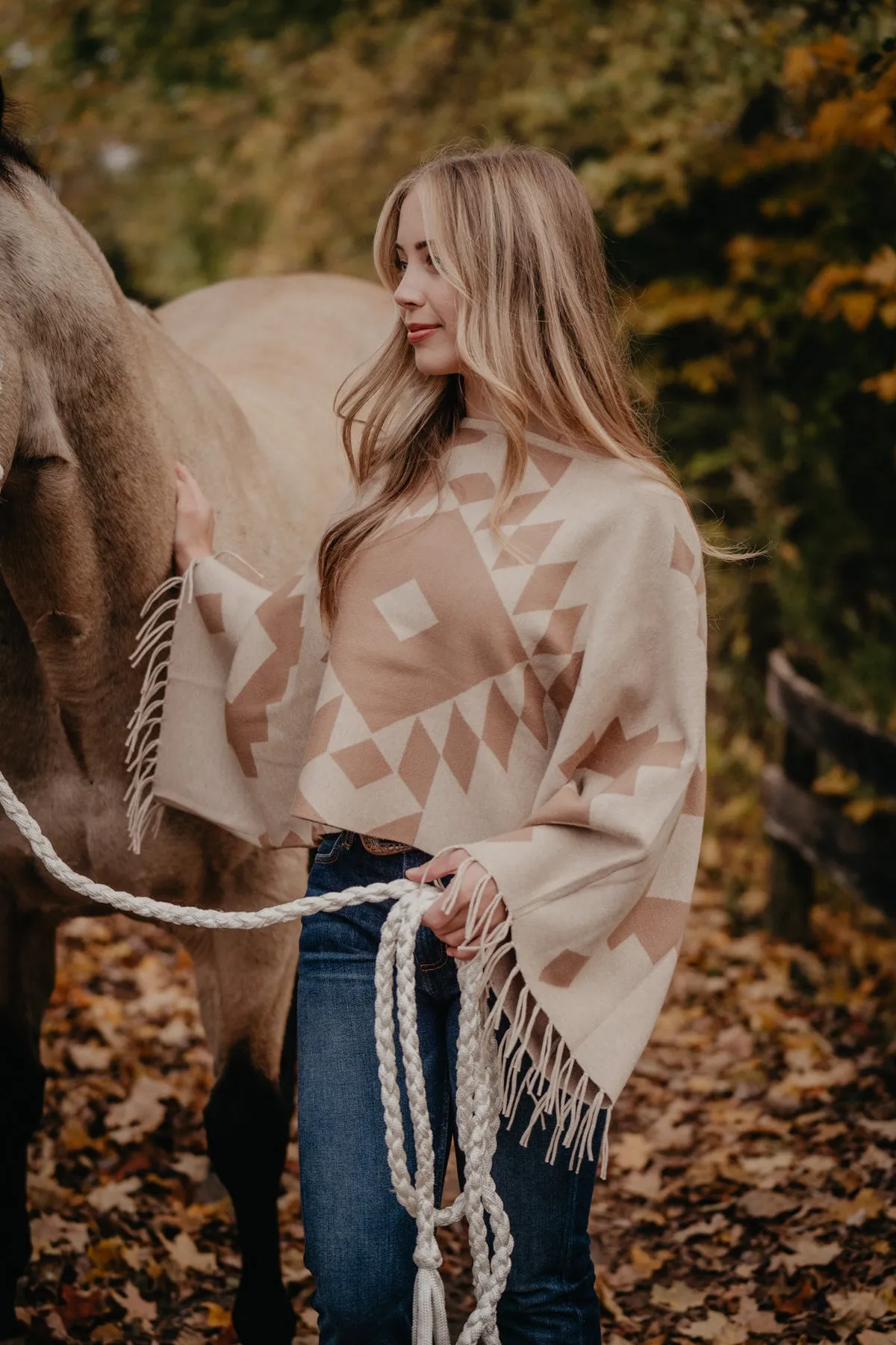 Women's 'Sunset Chic' Poncho Sweater by Ariat (XL ONLY)