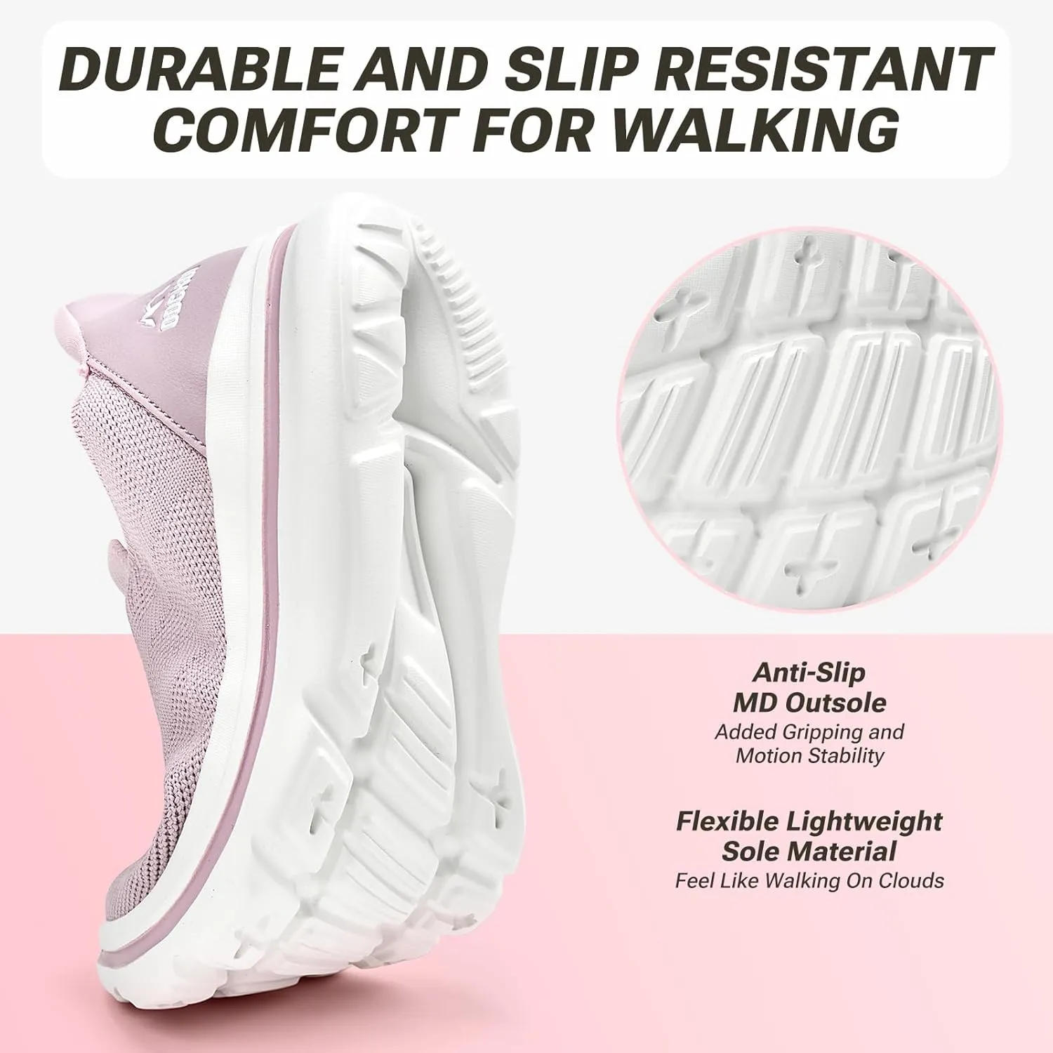 Womens Wide Toe Box Shoes Hands Free Slip on Sneakers Lightweight Tennis Walking Shoes for Gym Workouts