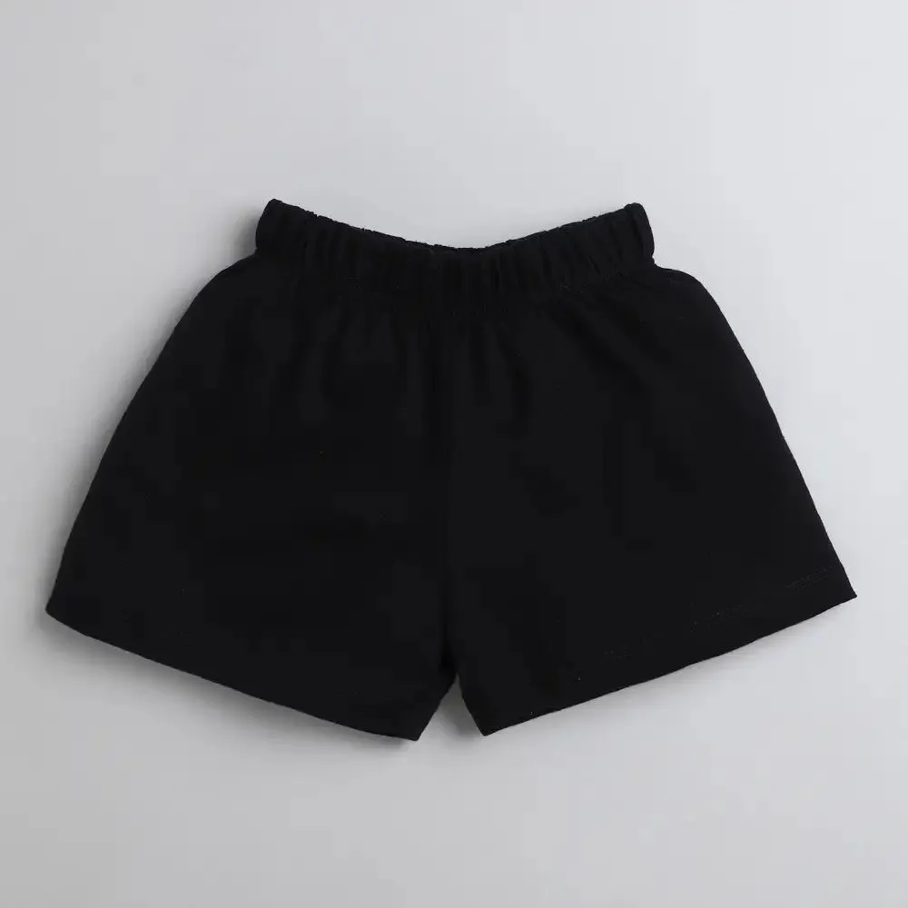 Zebra Print Open Strap and Frill Set
