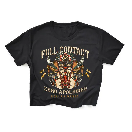 Zero Apologies Black Crop Top